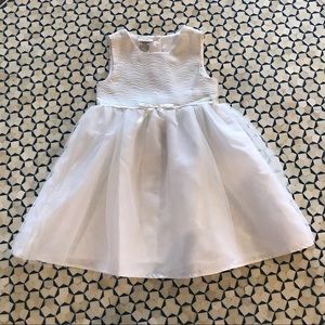 Blueberi Gold White Sleeveless Dress size 6